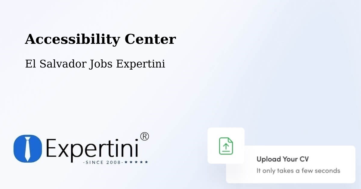 Accessibility Statement – Corinto - El Salvador Jobs Expertini