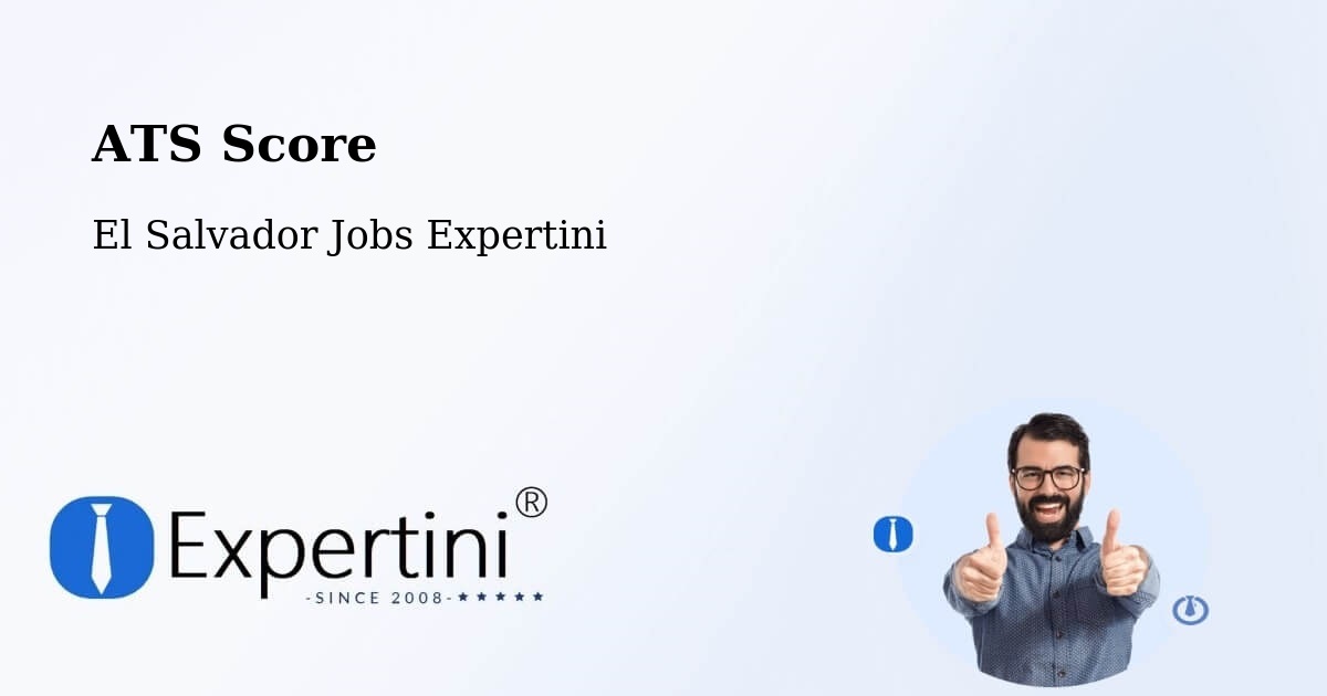 Resume ATS Score & Job Description Match Tool – Corinto - El Salvador Jobs Expertini