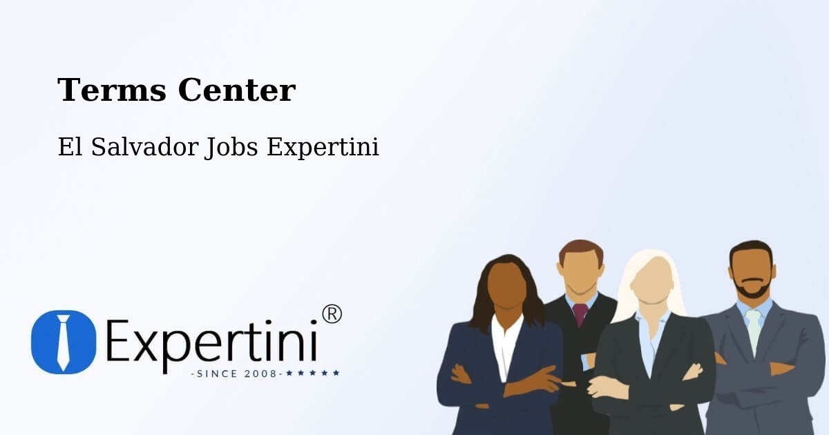 Terms of Service – Corinto - El Salvador Jobs Expertini